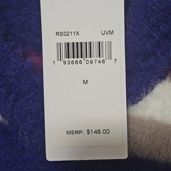 NWT Splendid eyelash style striped sweater size medium - Picture 6 of 14